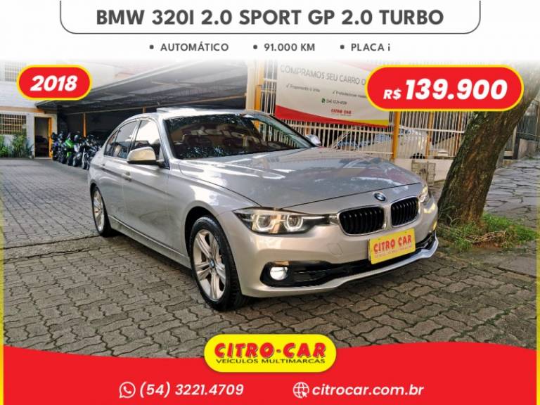 BMW - 320I - 2017/2018 - Prata - R$ 143.900,00