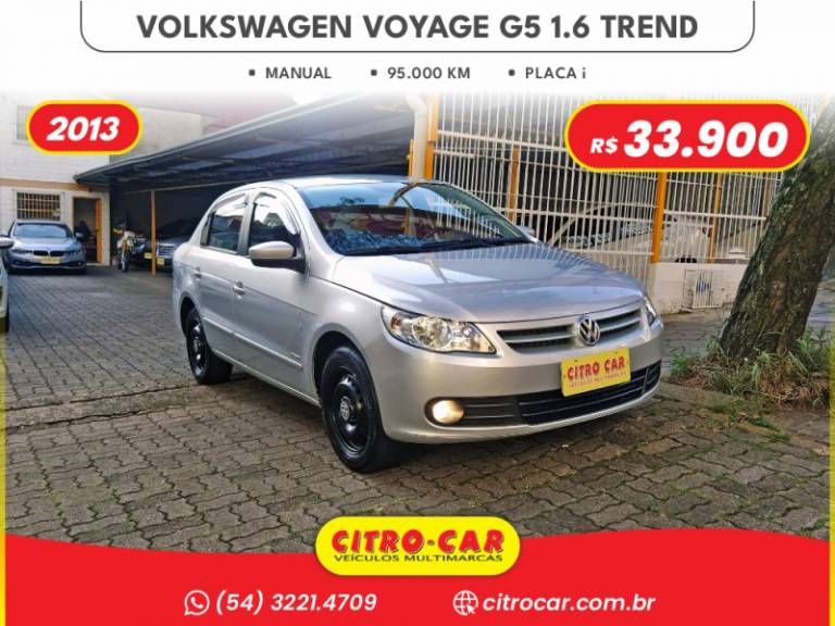 VOLKSWAGEN - VOYAGE - 2012/2013 - Prata - R$ 33.900,00