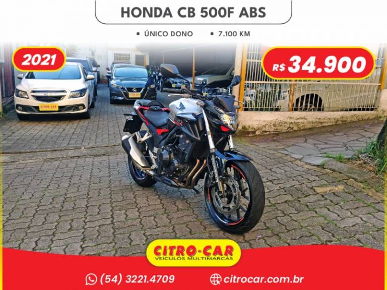 HONDA - CB 500F - 2021/2021 - Prata - R$ 34.900,00