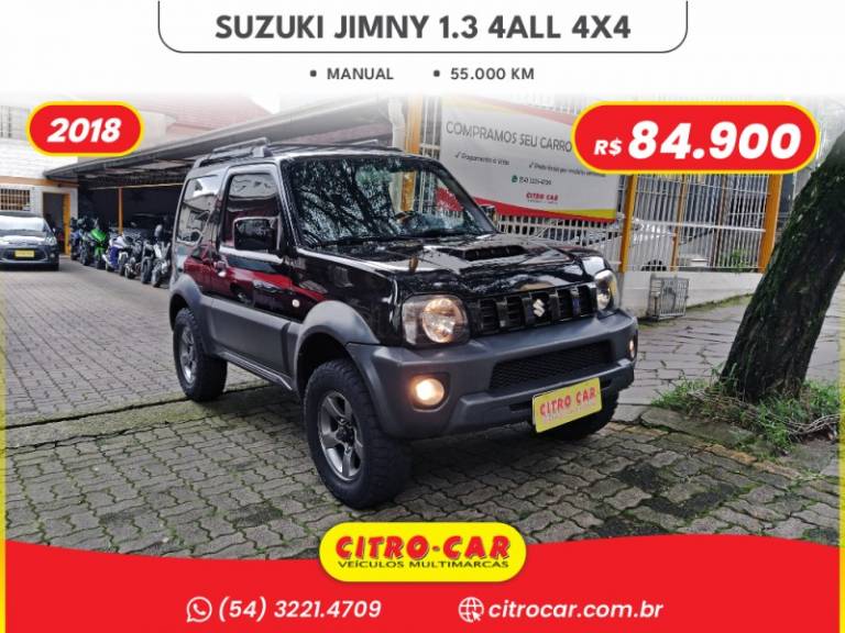 SUZUKI - JIMNY - 2017/2018 - Preta - R$ 84.900,00