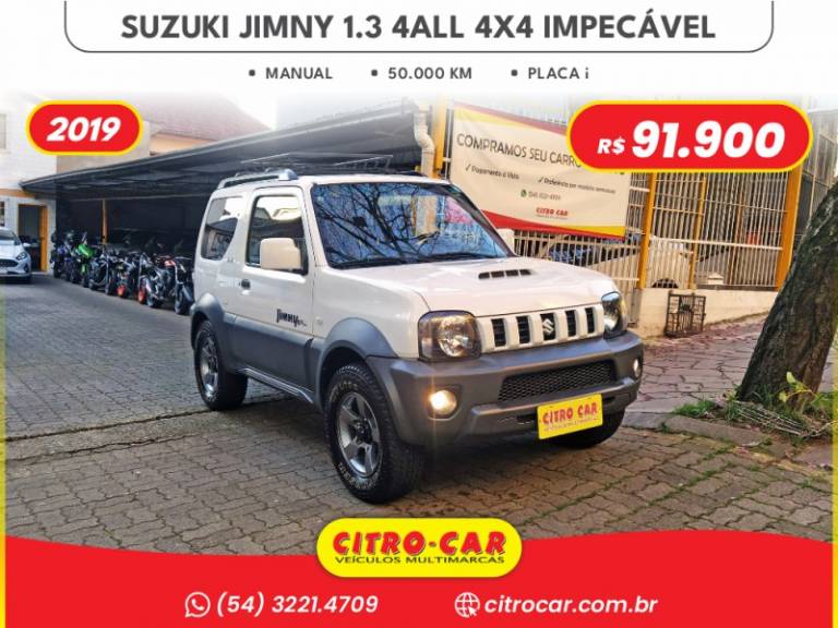 SUZUKI - JIMNY - 2018/2019 - Branca - R$ 91.900,00