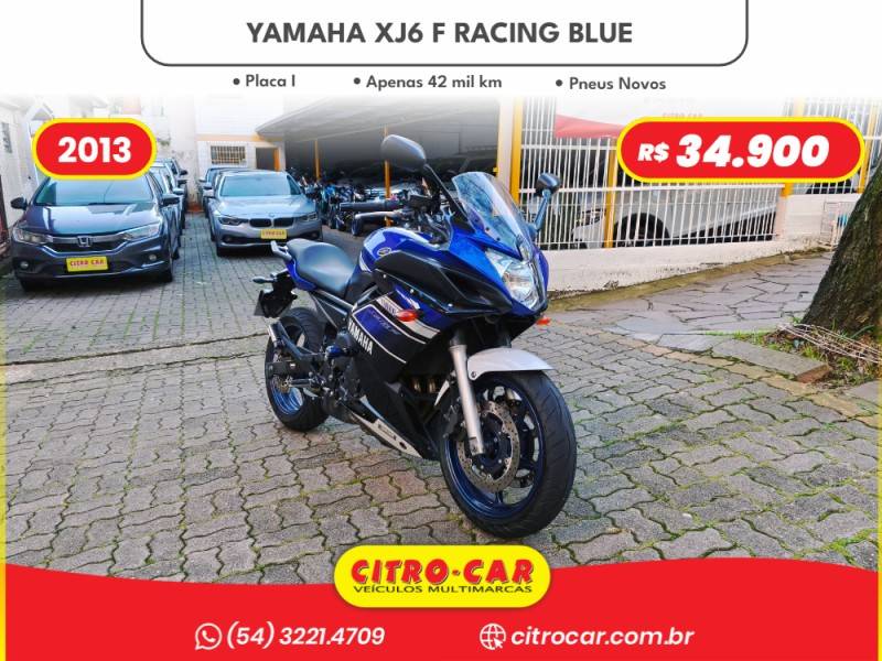 YAMAHA - XJ6 F - 2013/2013 - Azul - R$ 34.900,00