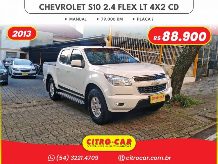 CHEVROLET - S10 - 2012/2013 - Branca - R$ 88.900,00