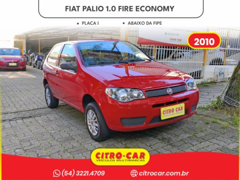 FIAT - PALIO - 2009/2010 - Vermelha - R$ 18.900,00
