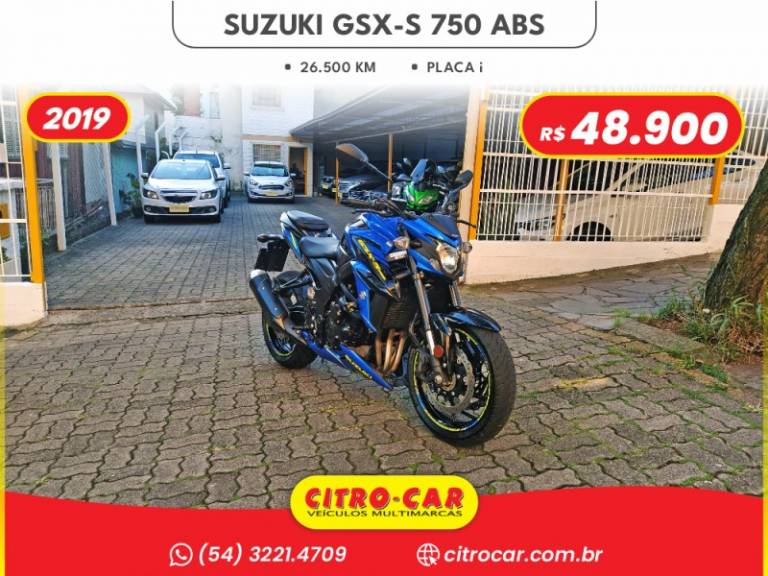 SUZUKI - GSXS - 2018/2019 - Azul - R$ 48.900,00