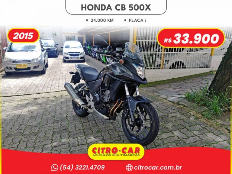 HONDA - CB 500 - 2014/2015 - Cinza - R$ 33.900,00