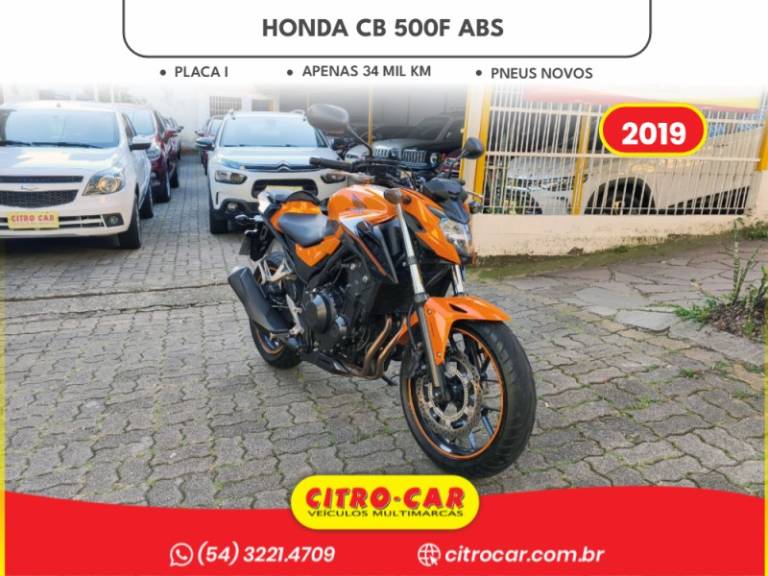 HONDA - CB 500F - 2018/2019 - Laranja - R$ 32.900,00