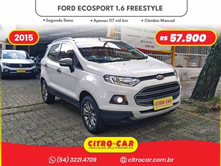 FORD - ECOSPORT - 2014/2015 - Branca - R$ 57.900,00