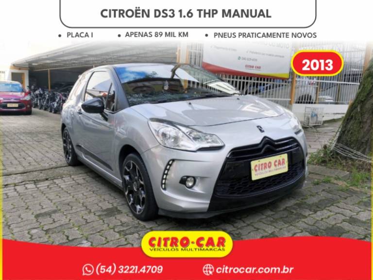 CITROËN - DS3 - 2012/2013 - Prata - R$ 62.900,00
