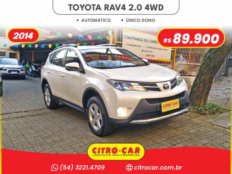 TOYOTA - RAV4 - 2014/2014 - Branca - R$ 89.900,00