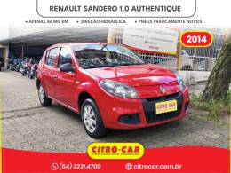 RENAULT - SANDERO - 2014/2014 - Vermelha - R$ 29.900,00