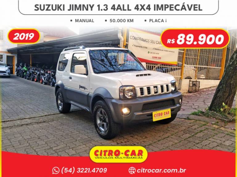 SUZUKI - JIMNY - 2018/2019 - Branca - R$ 89.900,00