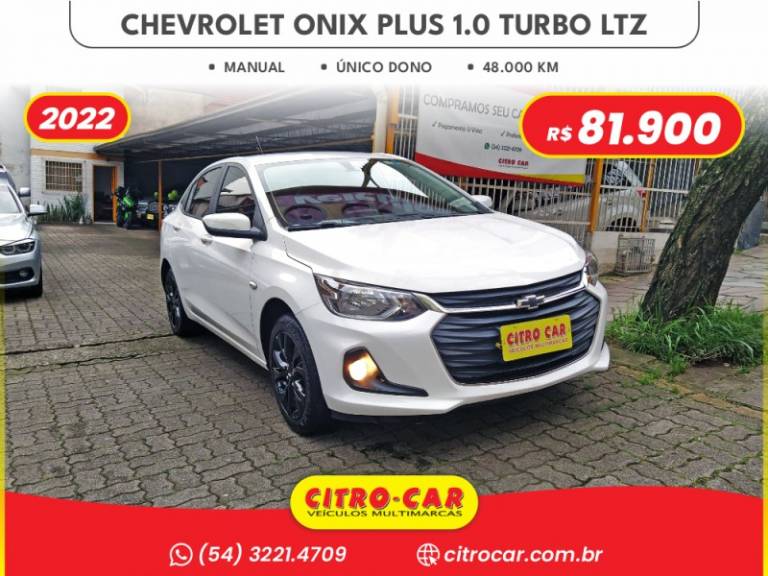 CHEVROLET - ONIX - 2021/2022 - Branca - R$ 81.900,00