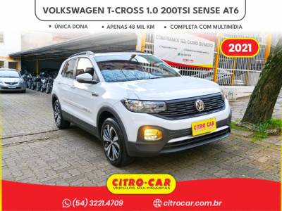 VOLKSWAGEN - T-CROSS - 2021/2021 - Branca - R$ 92.900,00